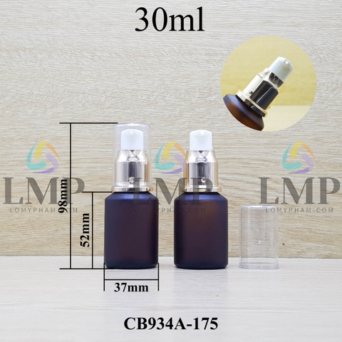 Chai thủy tinh vát đầu xịt giọt xi 30ml