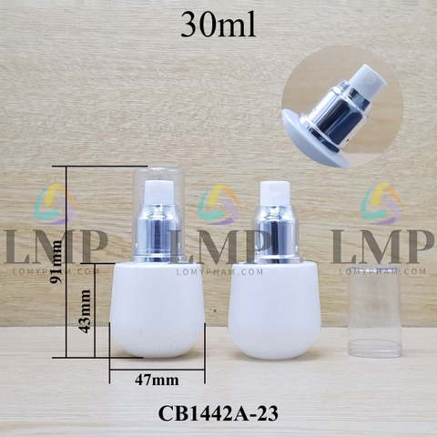 Chai thủy tinh bầu đầu phun sương xi