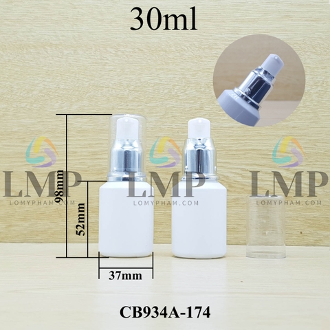Chai thủy tinh vát đầu xịt giọt xi 30ml