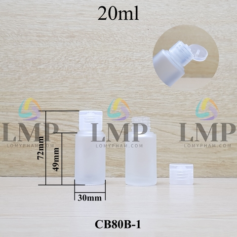 Chai thủy tinh nắp bật sọc