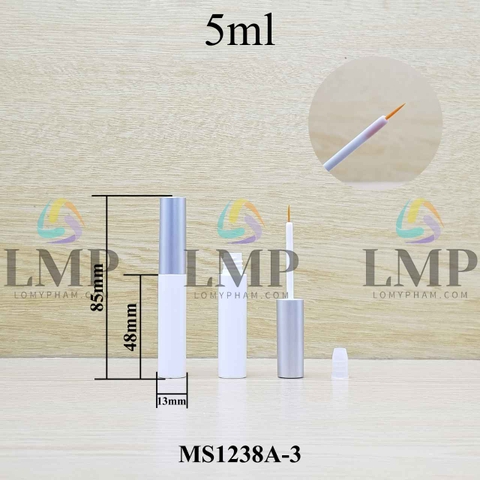 Cây eyeliner thân trắng nắp xi 5ml