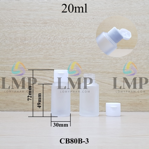 Chai thủy tinh nắp bật sọc