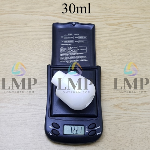 Chai thủy tinh bầu nắp vặn trơn