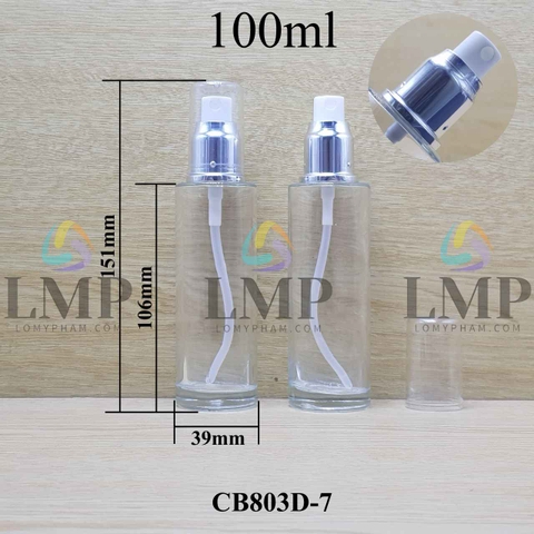 Chai thủy tinh đầu phun sương xi