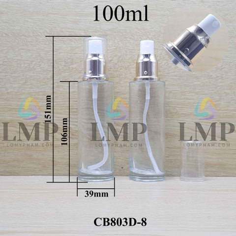 Chai thủy tinh đầu phun sương xi