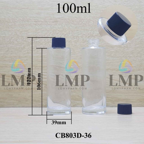 Chai thủy tinh nắp vặn sọc