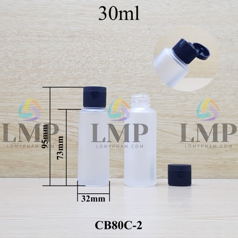 Chai thủy tinh nắp bật sọc