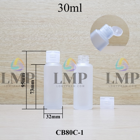 Chai thủy tinh nắp bật sọc