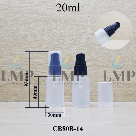 Chai thủy tinh đầu xịt giọt 1 viền