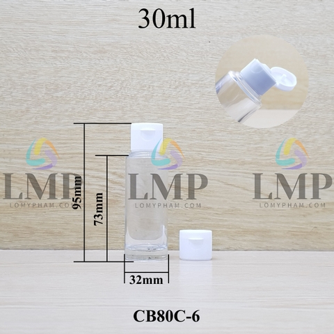 Chai thủy tinh nắp bật sọc