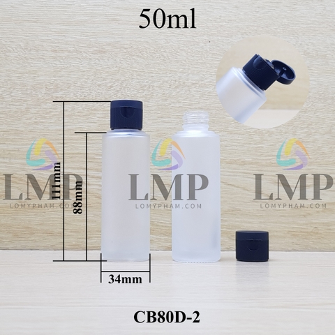 Chai thủy tinh nắp bật sọc