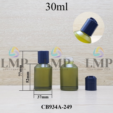 Chai thủy tinh vát nắp nhấn 30ml