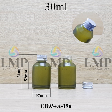 Chai thủy tinh vát nắp nhôm cuốn 30ml