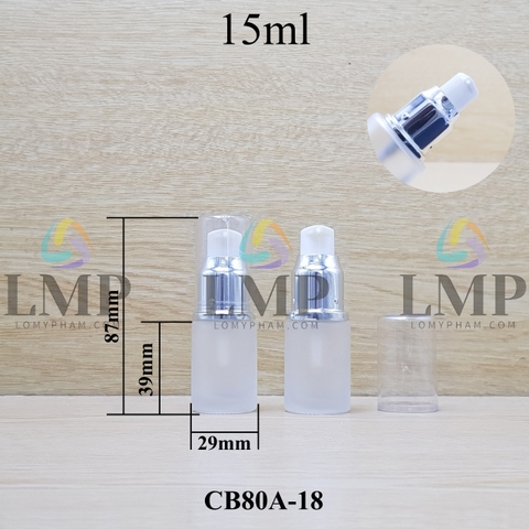 Chai thủy tinh đầu xịt giọt xi