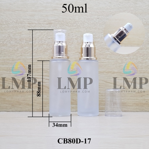 Chai thủy tinh đầu xịt giọt xi