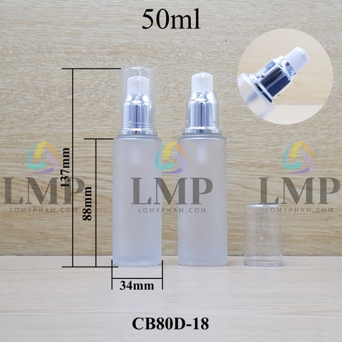 Chai thủy tinh đầu xịt giọt xi