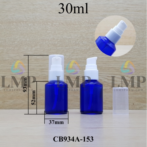 Chai thủy tinh vát đầu xịt giọt 1 viền 30ml