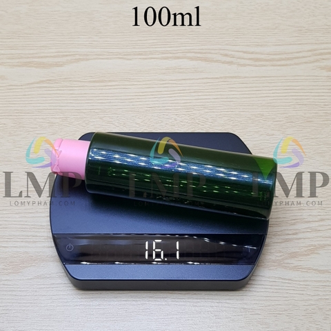 Chai PET vai ngang nắp bật trơn mờ 100ml