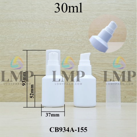Chai thủy tinh vát đầu xịt giọt 1 viền 30ml