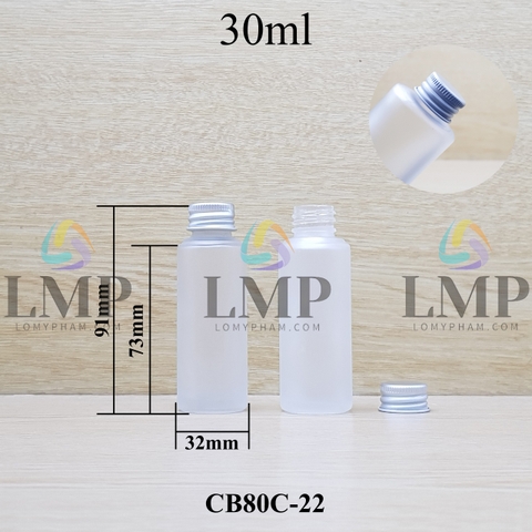 Chai thủy tinh nắp nhôm cuốn