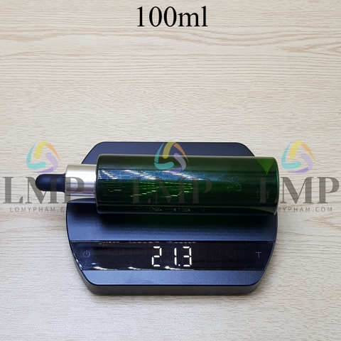 Chai PET vai ngang nắp bóp khoen nhôm 100ml