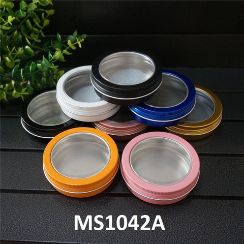 Hộp nhôm tròn kính 100g