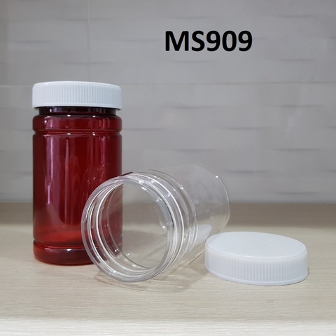 Hũ viên nang nắp trắng sọc 200g