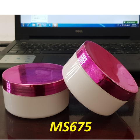Hũ trắng nắp tím 150g
