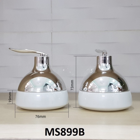 Hũ TT trắng nhũ nắp bạc bóng 60g