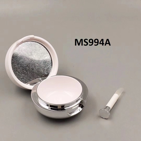 Hũ có gương kèm cọ màu trắng 10g