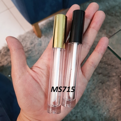 Lip trong nắp vàng - đen 5ml