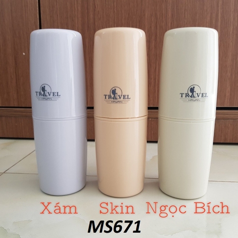 Hộp du lịch đựng bàn chải, kem đánh răng 5 trong 1
