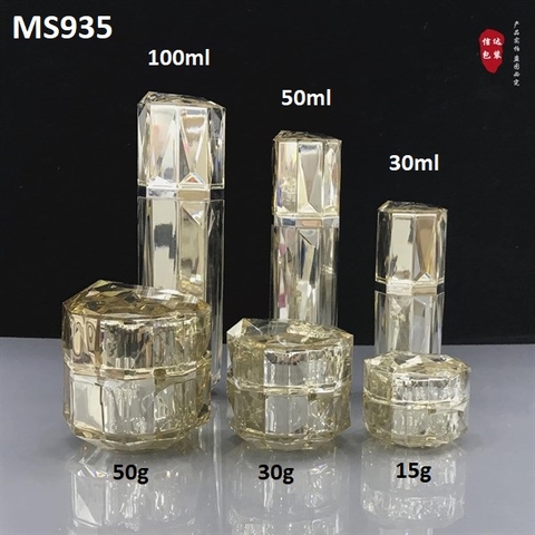 Bộ mỹ phẩm vân đá