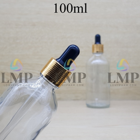 Chai tinh dầu nắp bóp khoen nhôm 100ml