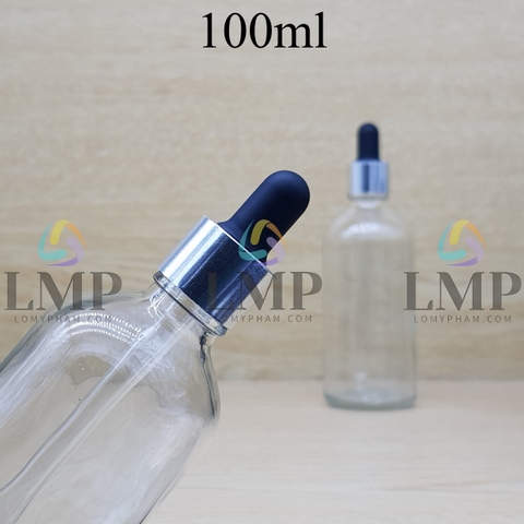 Chai tinh dầu nắp bóp khoen nhôm 100ml