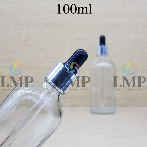 Chai tinh dầu nắp bóp khoen nhôm 100ml