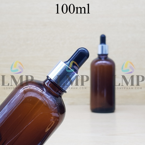 Chai tinh dầu nắp bóp khoen nhôm 100ml