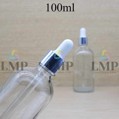 Chai tinh dầu nắp bóp khoen nhôm 100ml