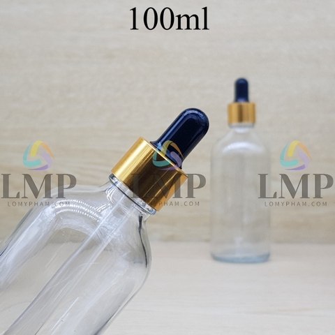 Chai tinh dầu nắp bóp khoen nhôm 100ml