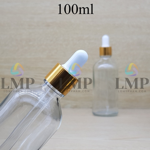 Chai tinh dầu nắp bóp khoen nhôm 100ml