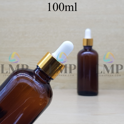Chai tinh dầu nắp bóp khoen nhôm 100ml