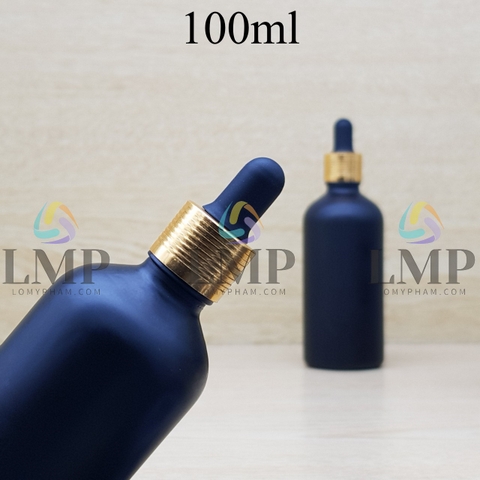Chai tinh dầu phun mờ nắp bóp khoen nhôm 100ml