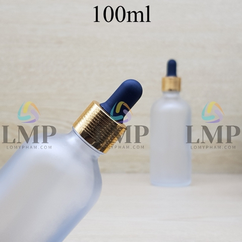 Chai tinh dầu phun mờ nắp bóp khoen nhôm 100ml