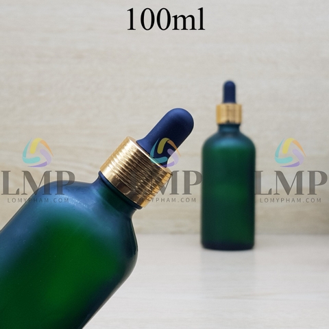 Chai tinh dầu phun mờ nắp bóp khoen nhôm 100ml