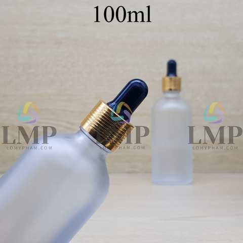 Chai tinh dầu phun mờ nắp bóp khoen nhôm 100ml