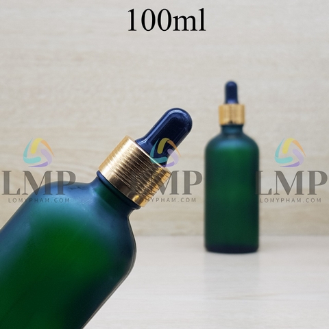 Chai tinh dầu phun mờ nắp bóp khoen nhôm 100ml