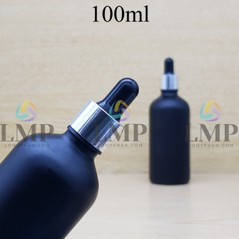 Chai tinh dầu phun mờ nắp bóp khoen nhôm 100ml