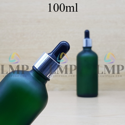 Chai tinh dầu phun mờ nắp bóp khoen nhôm 100ml