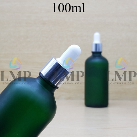 Chai tinh dầu phun mờ nắp bóp khoen nhôm 100ml