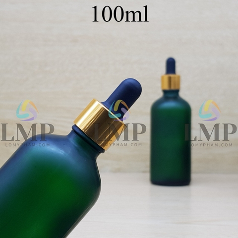 Chai tinh dầu phun mờ nắp bóp khoen nhôm 100ml